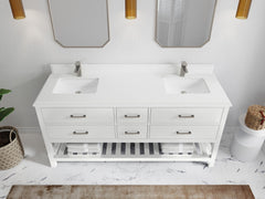 Parker 72 in. W x 22 in. D Double Sink Bathroom Vanity - photo 47