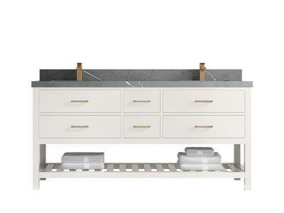 Parker 72 in. W x 22 in. D Double Sink Bathroom Vanity - Willow Bath and Vanity