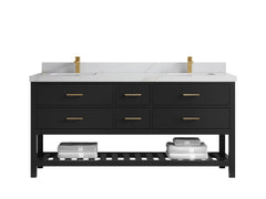 Parker 72 in. W x 22 in. D Double Sink Bathroom Vanity - photo 20