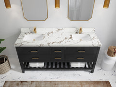 Parker 72 in. W x 22 in. D Double Sink Bathroom Vanity - photo 25