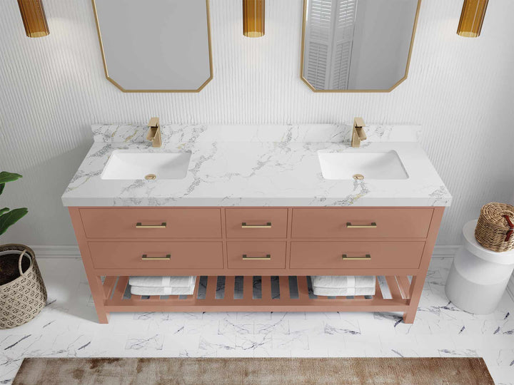 Parker 72 in. W x 22 in. D Double Sink Bathroom Vanity - photo 18