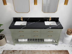 Parker 72 in. W x 22 in. D Double Sink Bathroom Vanity - photo 11