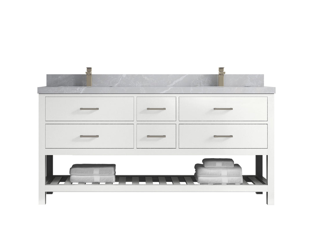 Parker 72 in. W x 22 in. D Double Sink Bathroom Vanity - Willow Bath and Vanity