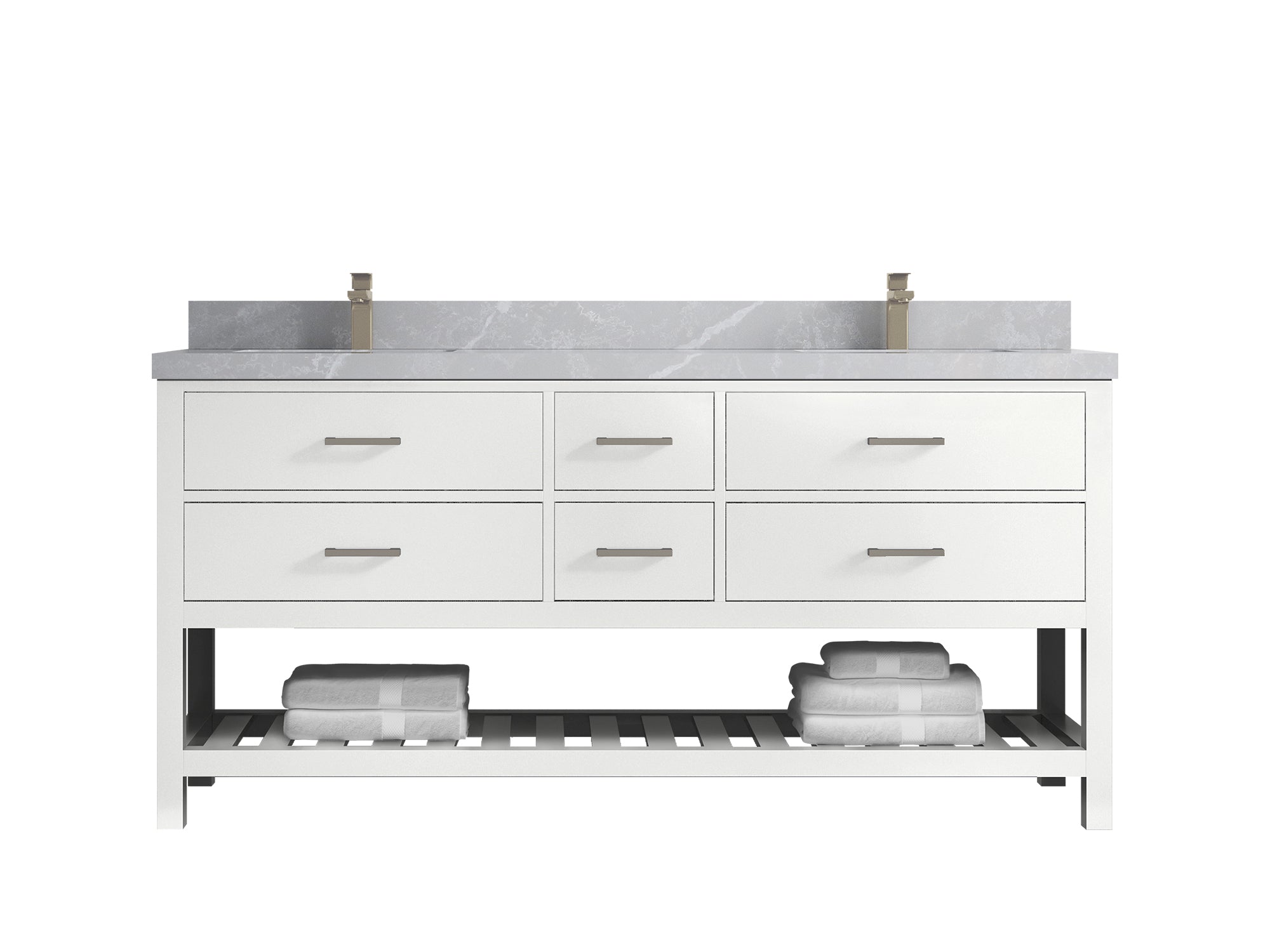 Parker 72 in. W x 22 in. D Double Sink Bathroom Vanity - Willow Bath and Vanity