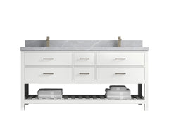 Parker 72 in. W x 22 in. D Double Sink Bathroom Vanity - photo 24