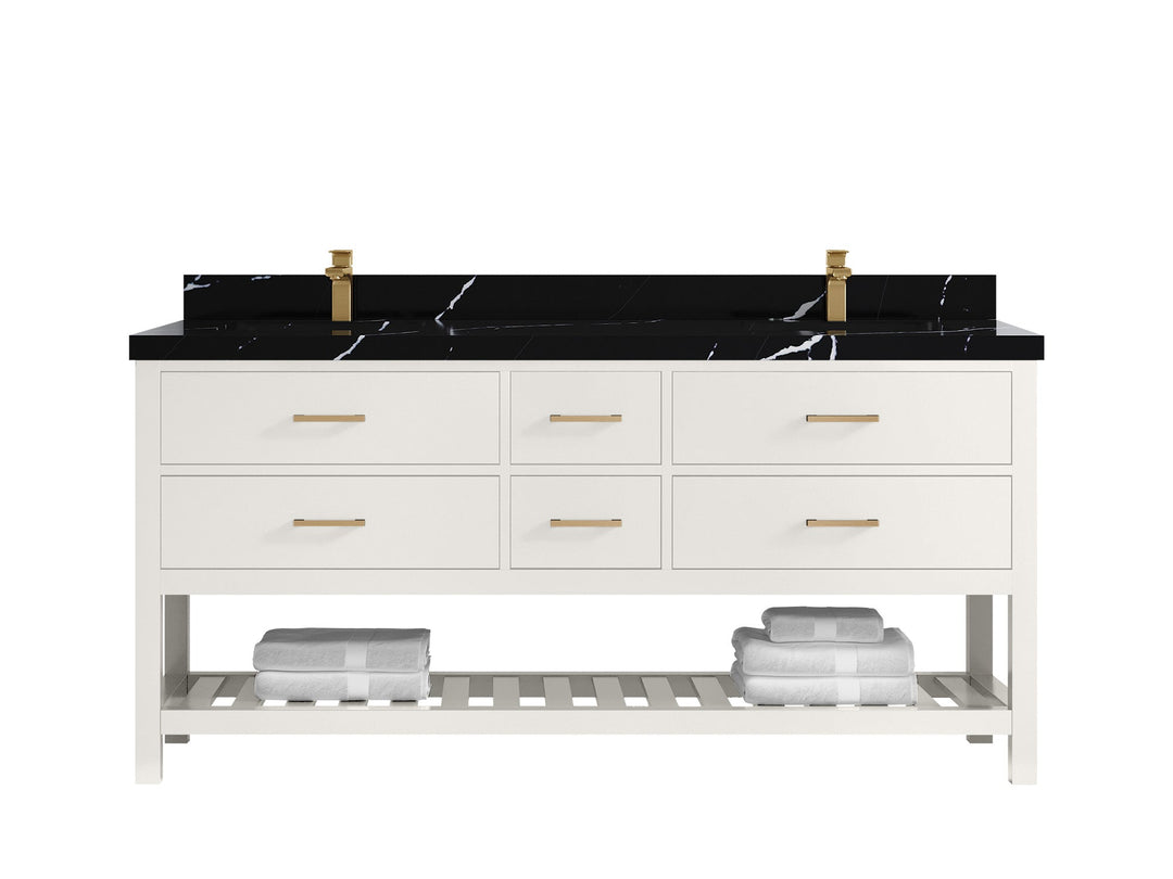 Parker 72 in. W x 22 in. D Double Sink Bathroom Vanity - Willow Bath and Vanity