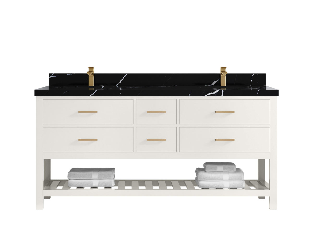 Parker 72 in. W x 22 in. D Double Sink Bathroom Vanity - Willow Bath and Vanity