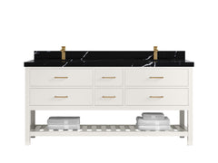 Parker 72 in. W x 22 in. D Double Sink Bathroom Vanity - photo 8