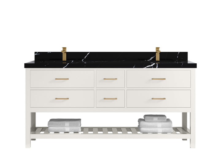 Parker 72 in. W x 22 in. D Double Sink Bathroom Vanity - photo 8