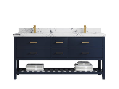Parker 72 in. W x 22 in. D Double Sink Bathroom Vanity - Willow Bath and Vanity