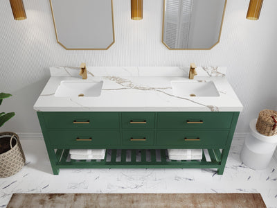 Parker 72 in. W x 22 in. D Double Sink Bathroom Vanity - Willow Bath and Vanity