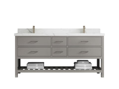 Parker 72 in. W x 22 in. D Double Sink Bathroom Vanity - photo 16