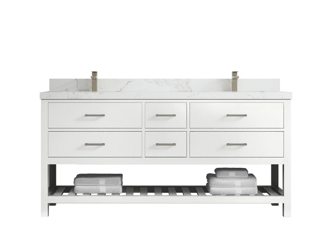 Parker 72 in. W x 22 in. D Double Sink Bathroom Vanity - Willow Bath and Vanity