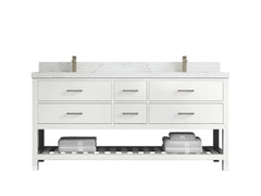 Parker 72 in. W x 22 in. D Double Sink Bathroom Vanity - photo 16