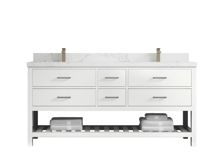 Parker 72 in. W x 22 in. D Double Sink Bathroom Vanity - photo 16