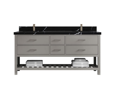 Parker 72 in. W x 22 in. D Double Sink Bathroom Vanity - Willow Bath and Vanity