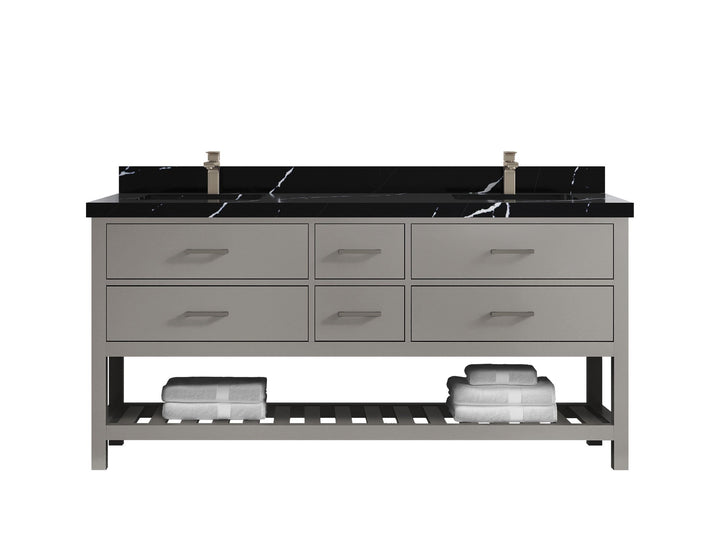 Parker 72 in. W x 22 in. D Double Sink Bathroom Vanity - photo 12