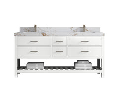 Parker 72 in. W x 22 in. D Double Sink Bathroom Vanity - photo 30