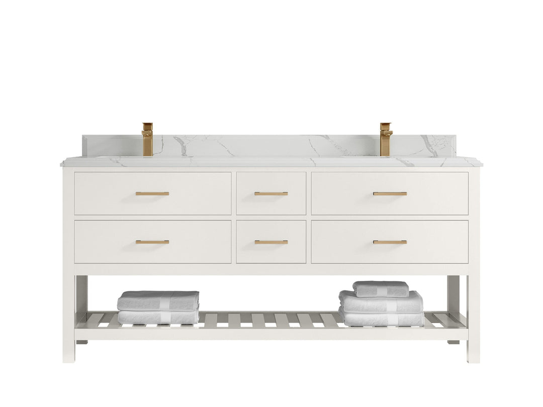 Parker 72 in. W x 22 in. D Double Sink Bathroom Vanity - Willow Bath and Vanity