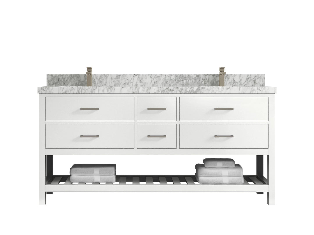Parker 72 in. W x 22 in. D Double Sink Bathroom Vanity - Willow Bath and Vanity