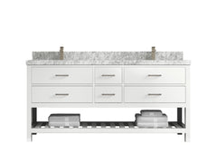 Parker 72 in. W x 22 in. D Double Sink Bathroom Vanity - photo 42