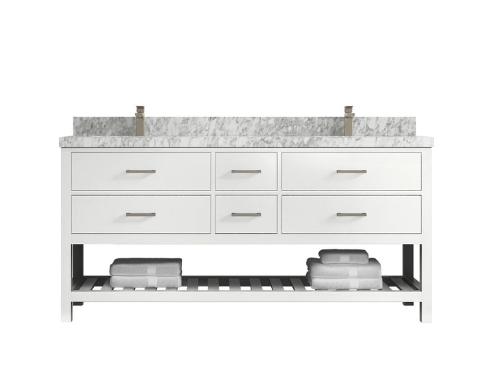 Parker 72 in. W x 22 in. D Double Sink Bathroom Vanity - photo 43
