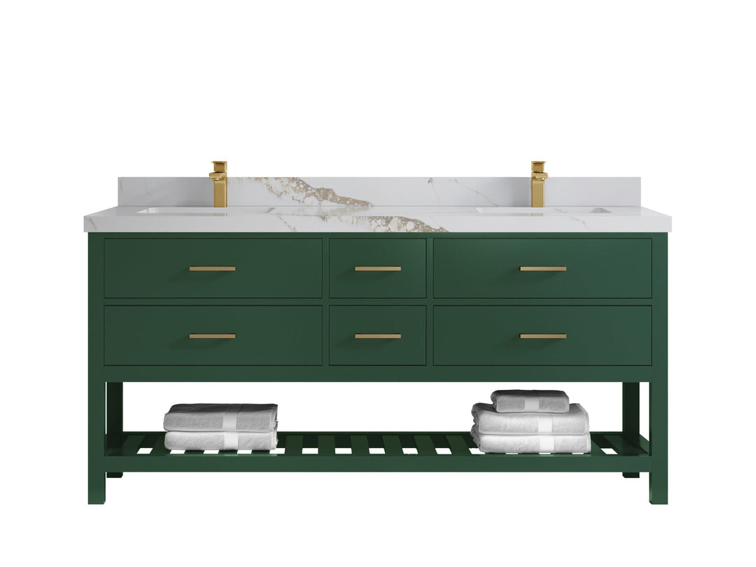 Parker 72 in. W x 22 in. D Double Sink Bathroom Vanity - Willow Bath and Vanity