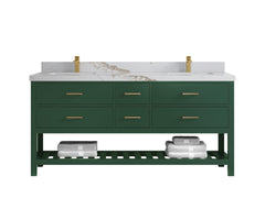 Parker 72 in. W x 22 in. D Double Sink Bathroom Vanity - photo 12