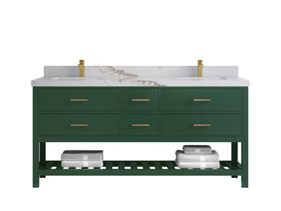 Parker 72 in. W x 22 in. D Double Sink Bathroom Vanity - Willow Bath and Vanity