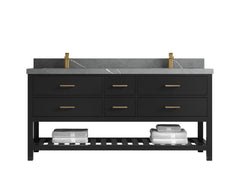 Parker 72 in. W x 22 in. D Double Sink Bathroom Vanity - photo 24