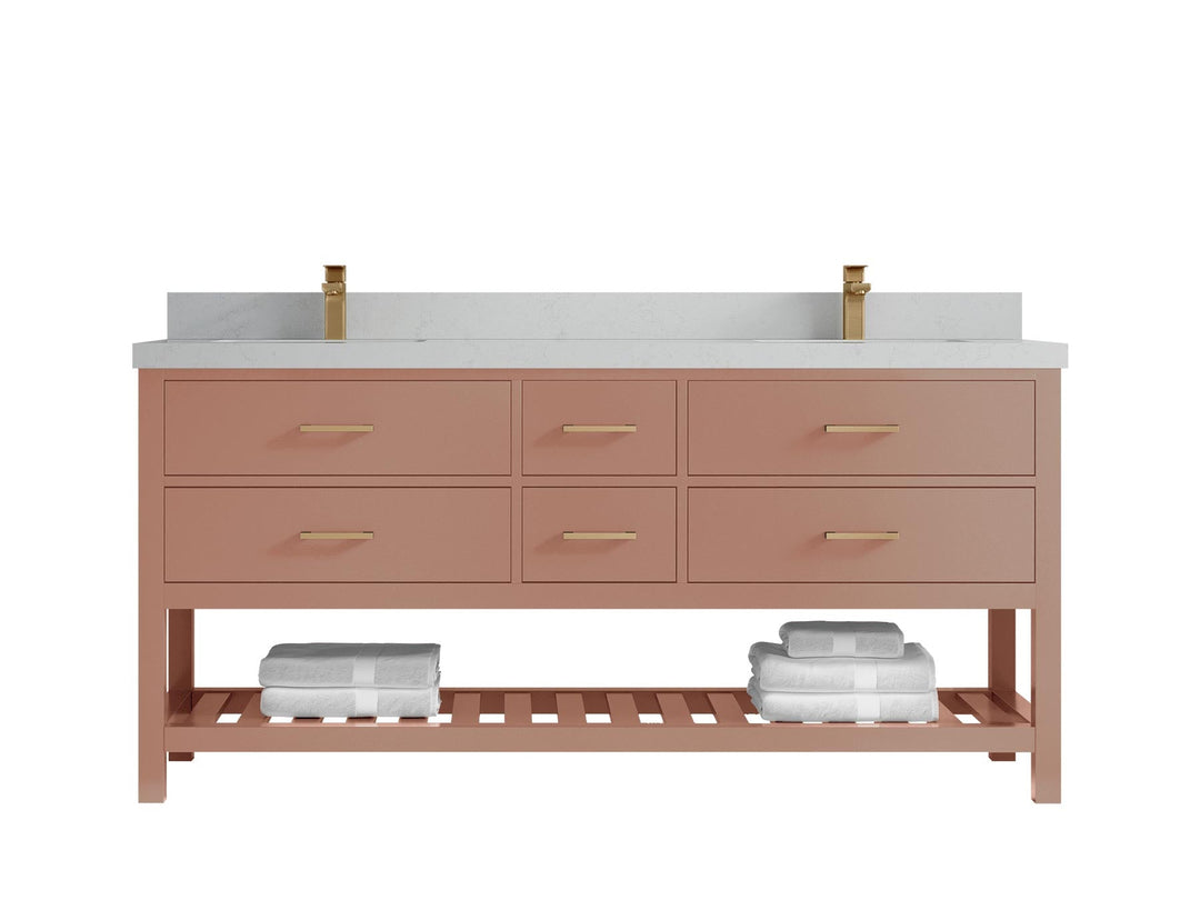 Parker 72 in. W x 22 in. D Double Sink Bathroom Vanity - Willow Bath and Vanity