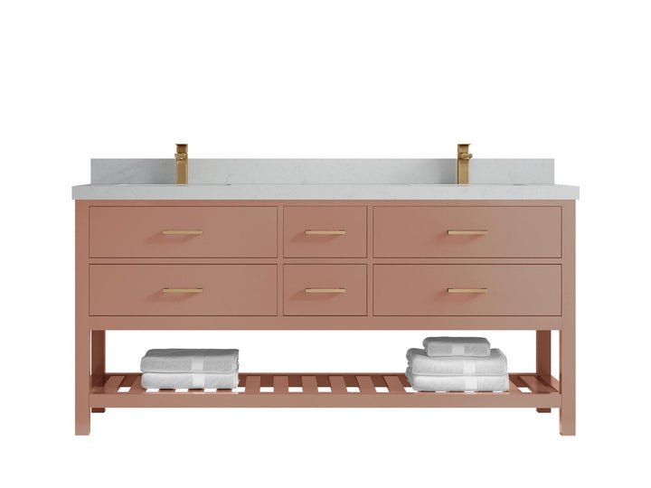 Parker 72 in. W x 22 in. D Double Sink Bathroom Vanity - photo 9