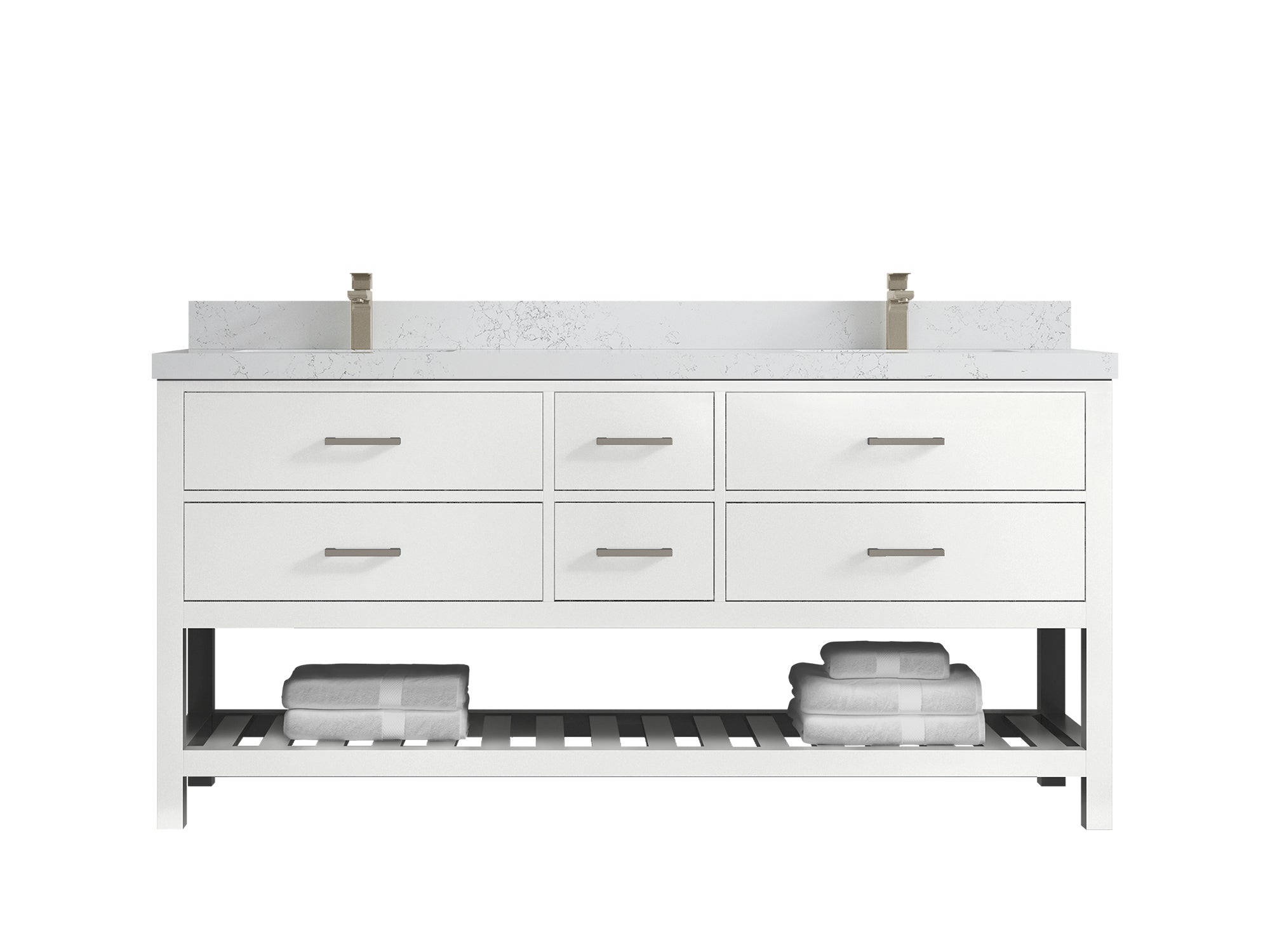 Parker 72 in. W x 22 in. D Double Sink Bathroom Vanity - Willow Bath and Vanity