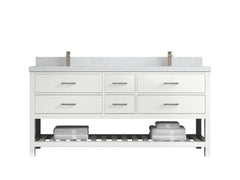 Parker 72 in. W x 22 in. D Double Sink Bathroom Vanity - photo 22