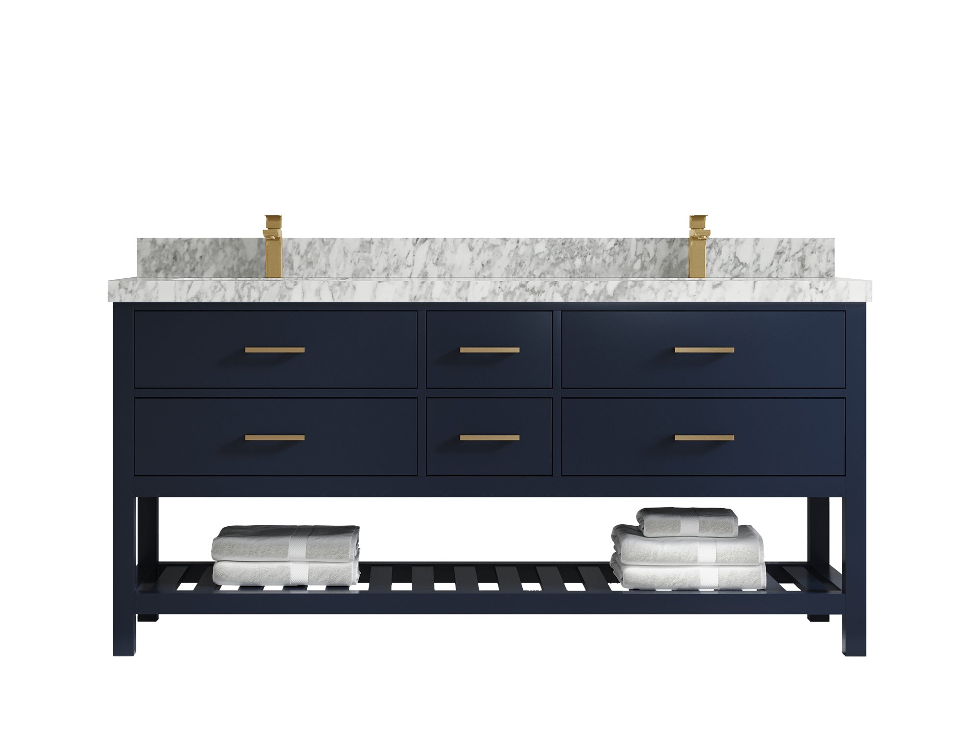 Parker 72 in. W x 22 in. D Double Sink Bathroom Vanity - Willow Bath and Vanity