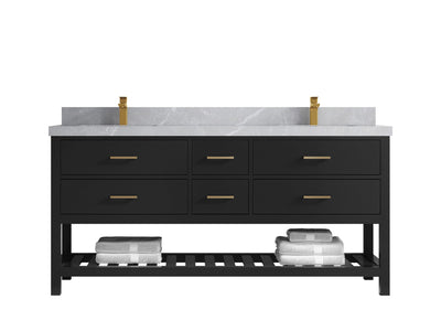 Parker 72 in. W x 22 in. D Double Sink Bathroom Vanity - Willow Bath and Vanity