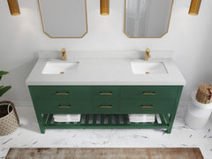 Parker 72 in. W x 22 in. D Double Sink Bathroom Vanity - photo 21