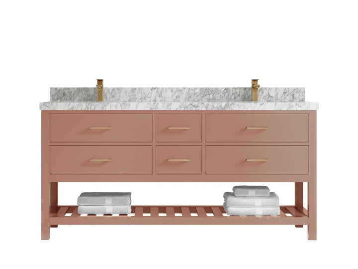 Parker 72 in. W x 22 in. D Double Sink Bathroom Vanity - photo 7