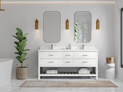 Parker 72 in. W x 22 in. D Double Sink Bathroom Vanity - photo 4