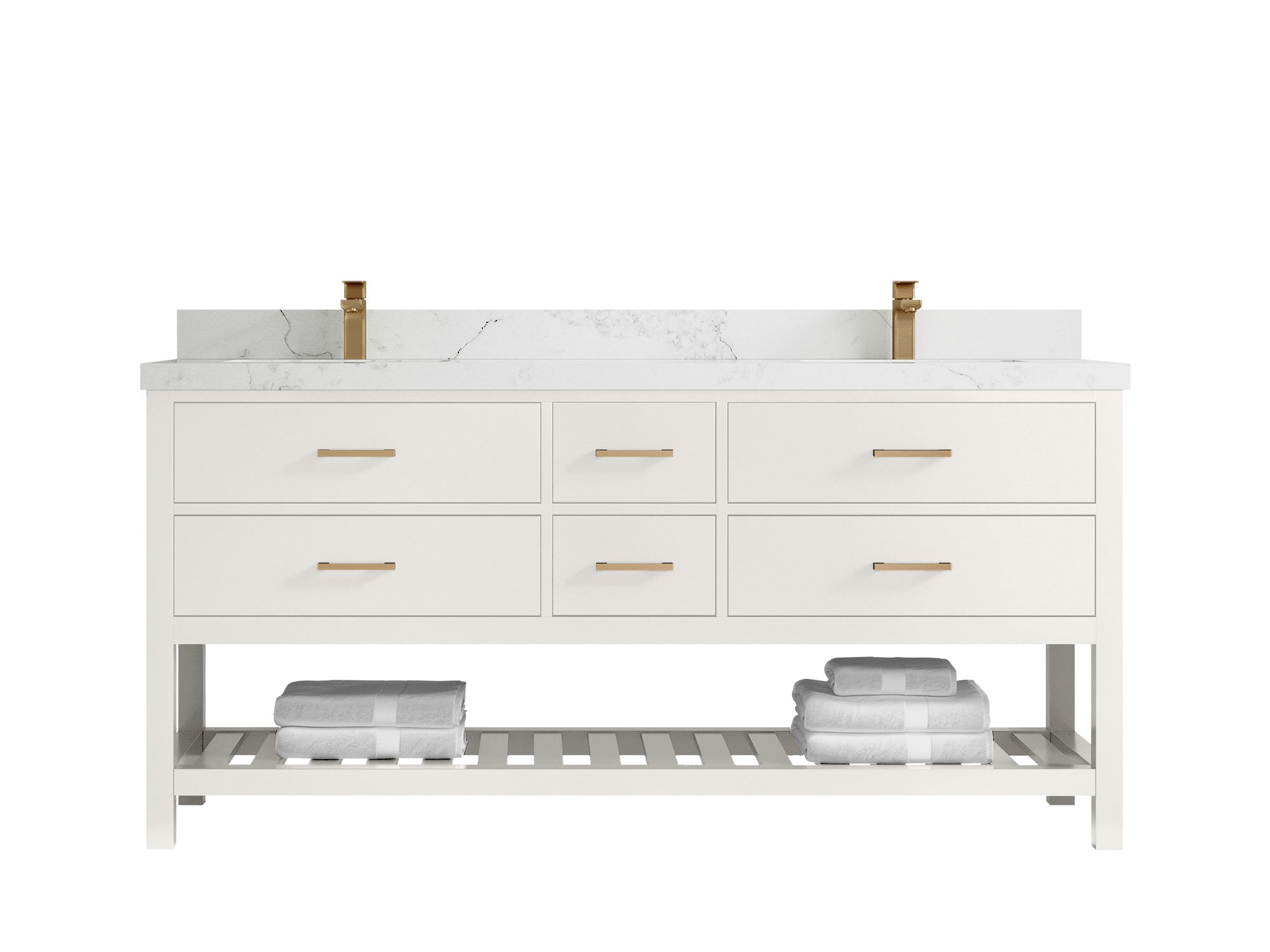 Parker 72 in. W x 22 in. D Double Sink Bathroom Vanity - Willow Bath and Vanity