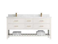 Parker 72 in. W x 22 in. D Double Sink Bathroom Vanity - photo 14