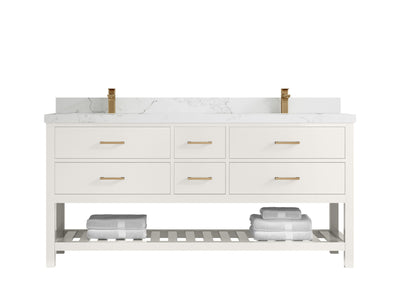 Parker 72 in. W x 22 in. D Double Sink Bathroom Vanity - Willow Bath and Vanity