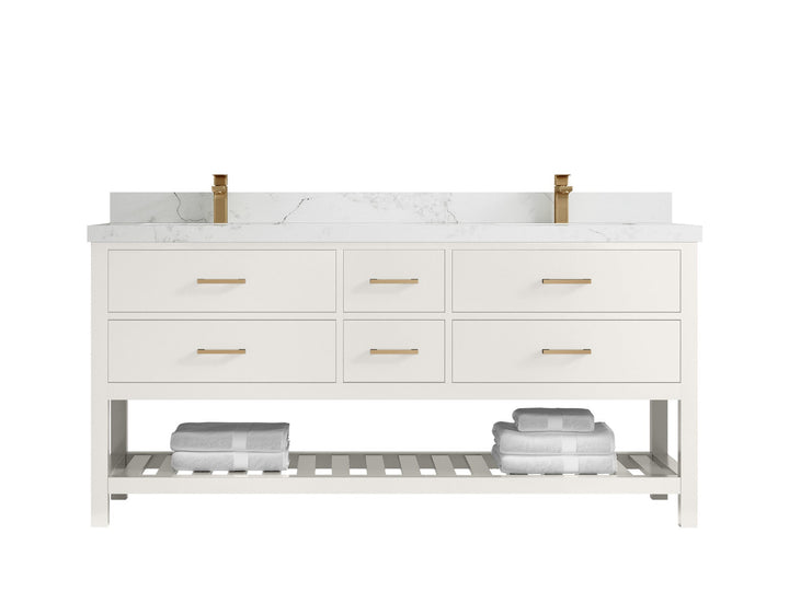 Parker 72 in. W x 22 in. D Double Sink Bathroom Vanity - photo 14
