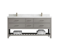 Parker 72 in. W x 22 in. D Double Sink Bathroom Vanity - photo 18