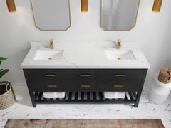 Parker 72 in. W x 22 in. D Double Sink Bathroom Vanity - photo 13
