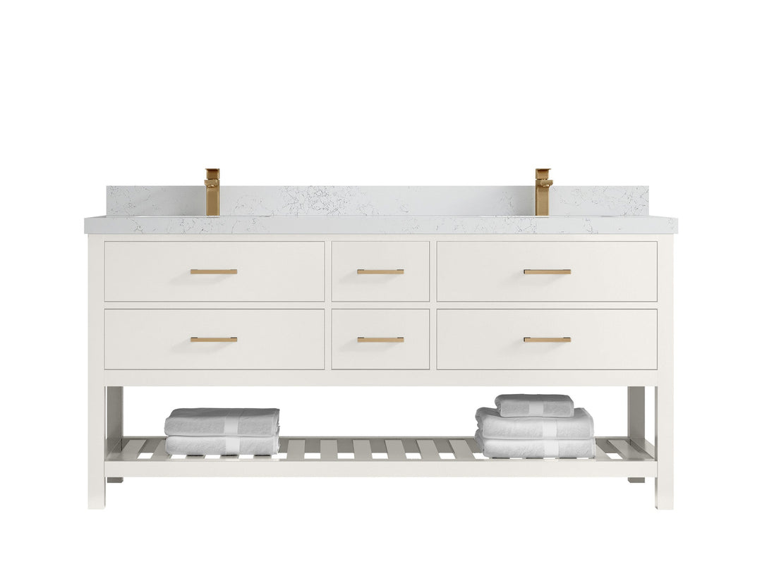 Parker 72 in. W x 22 in. D Double Sink Bathroom Vanity - Willow Bath and Vanity