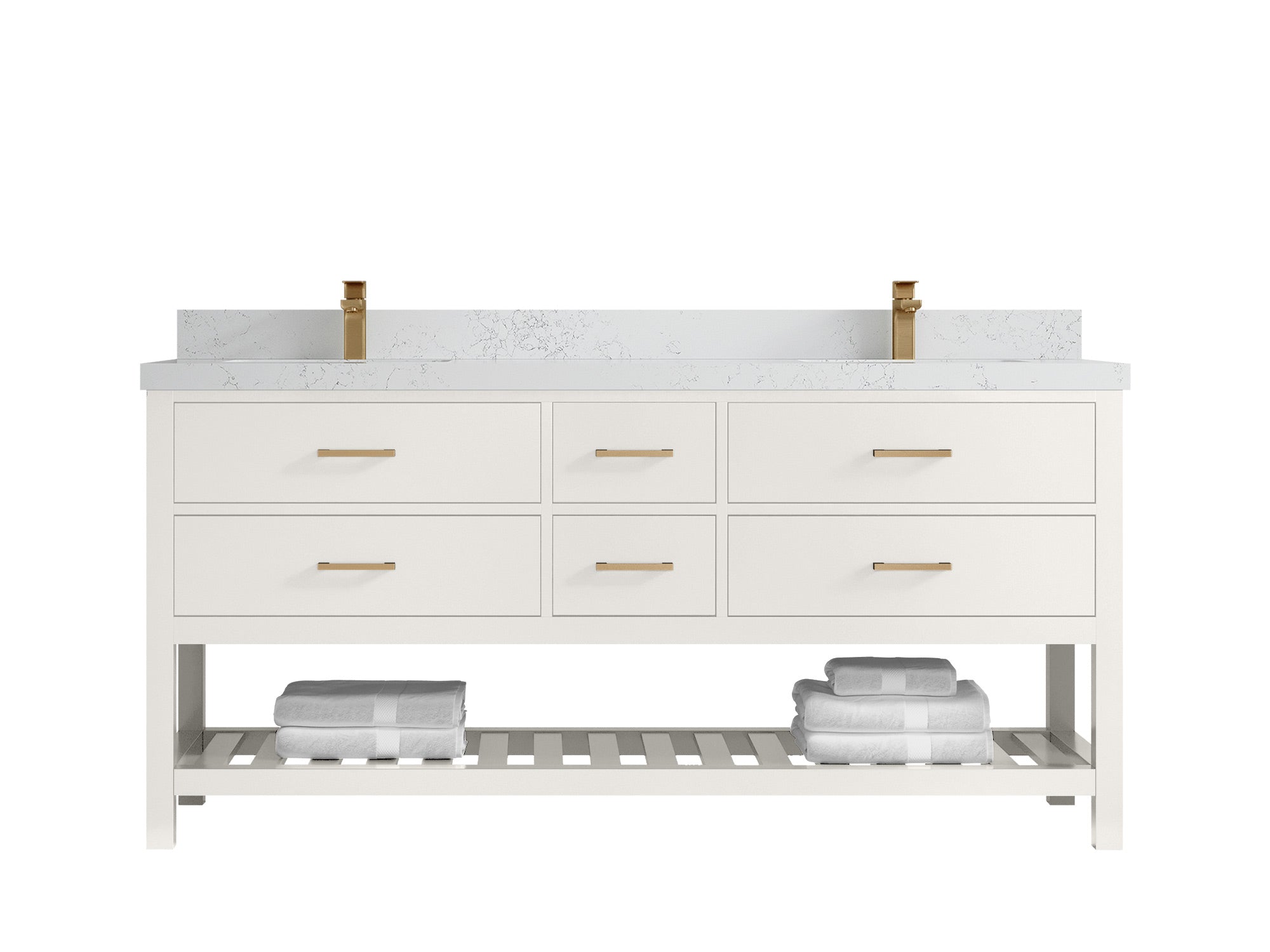 Parker 72 in. W x 22 in. D Double Sink Bathroom Vanity - Willow Bath and Vanity