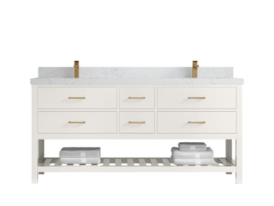 Parker 72 in. W x 22 in. D Double Sink Bathroom Vanity - Willow Bath and Vanity