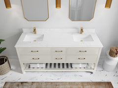 Parker 72 in. W x 22 in. D Double Sink Bathroom Vanity - photo 45