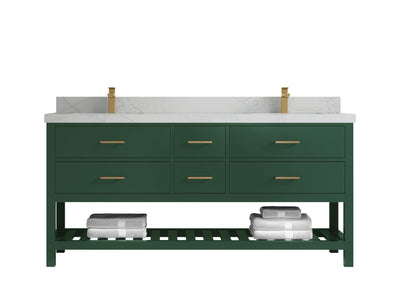 Parker 72 in. W x 22 in. D Double Sink Bathroom Vanity - Willow Bath and Vanity